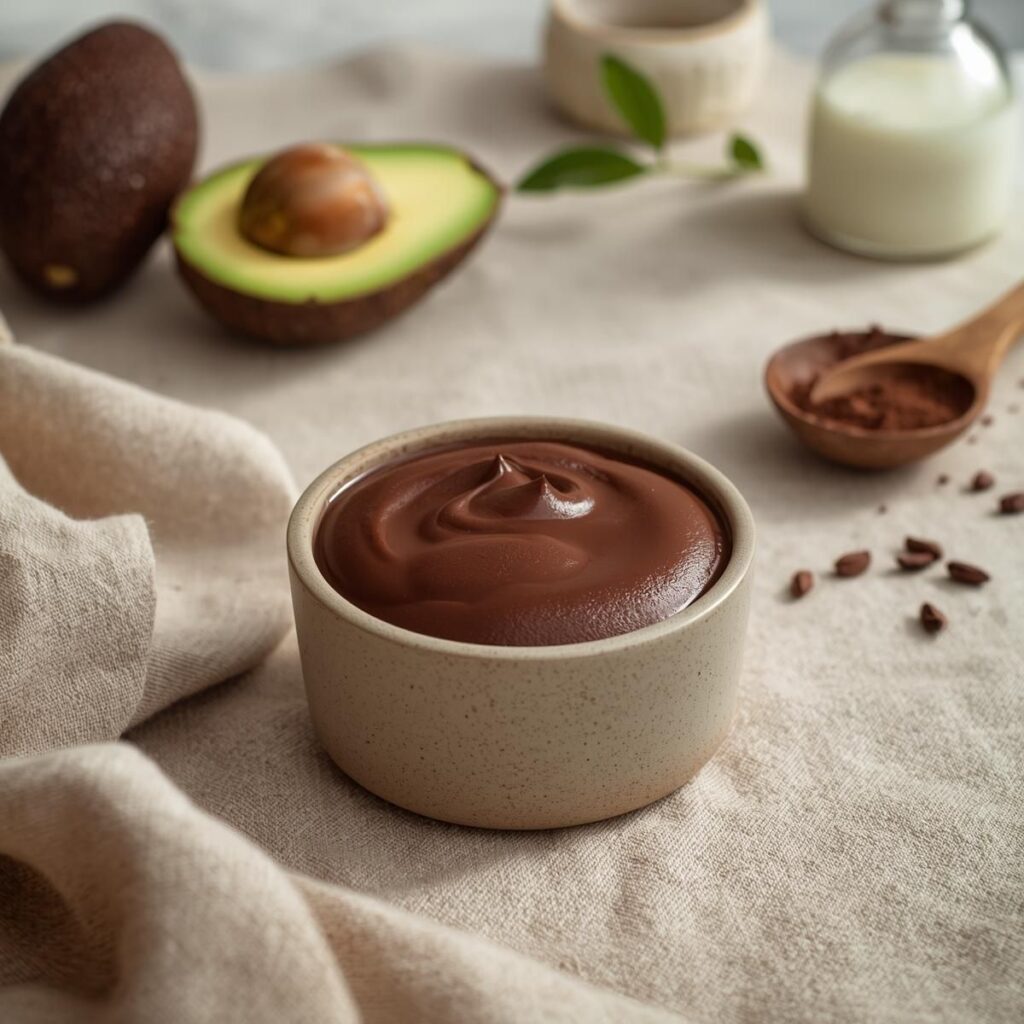 Dark Chocolate Avocado Mousse