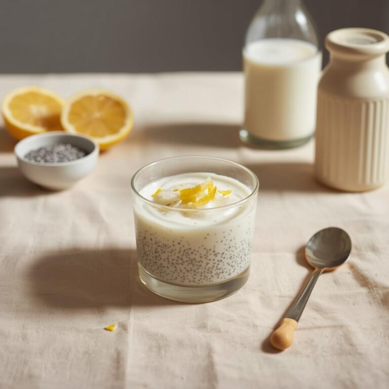 Lemon Coconut Chia Dessert Cup