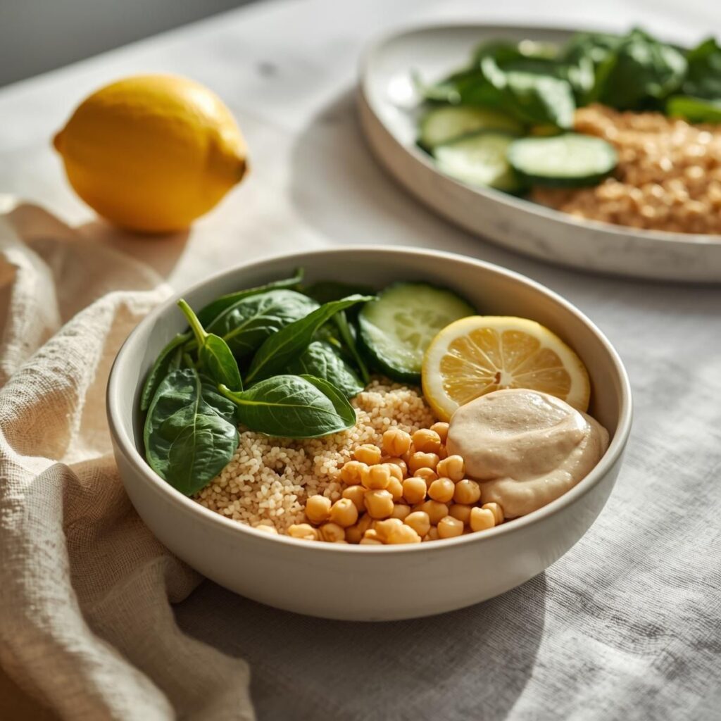 Creamy Lemon Tahini Glow Bowl